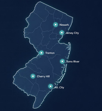 New Jersey Zone Map